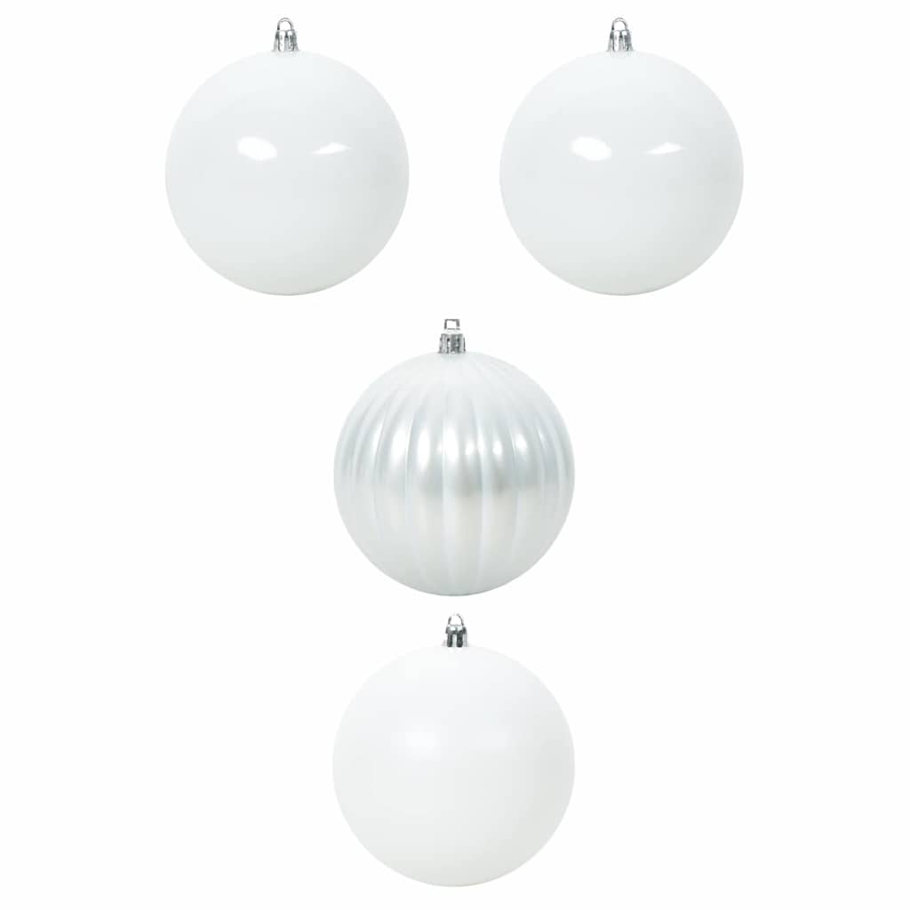 Julkula Set XXL 4 st Vit Ø 20 cm Plast