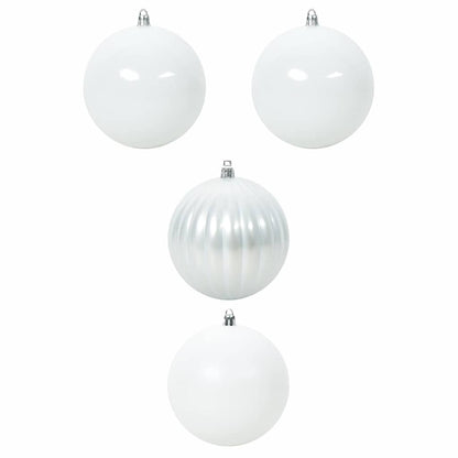 Julkula Set XXL 4 st Vit Ø 20 cm Plast