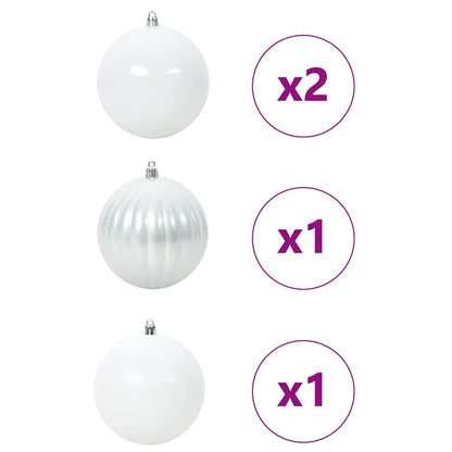 Julkula Set XXL 4 st Vit Ø 20 cm Plast