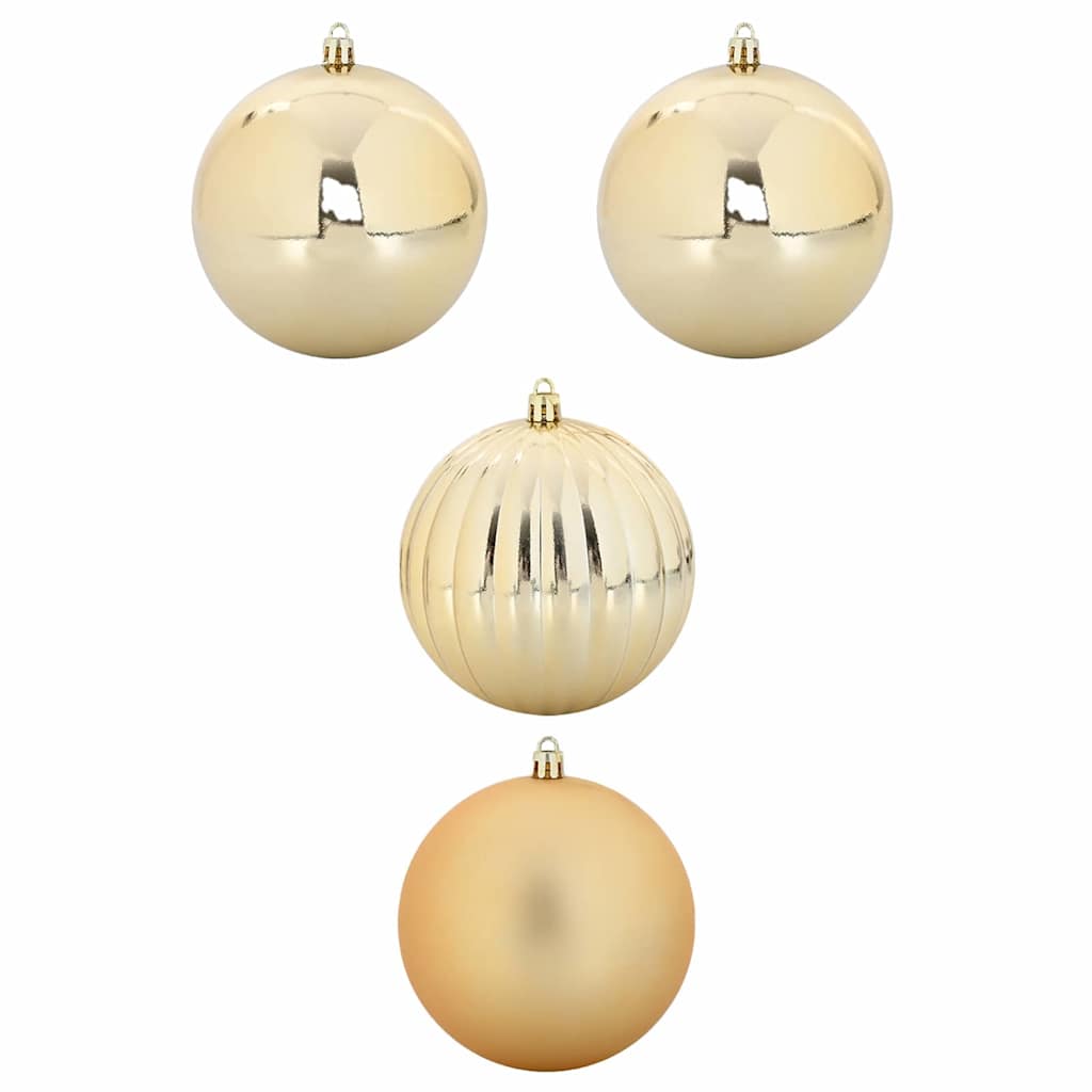 Julkula Set XXL 4 st Guld Ø 20 cm Plast