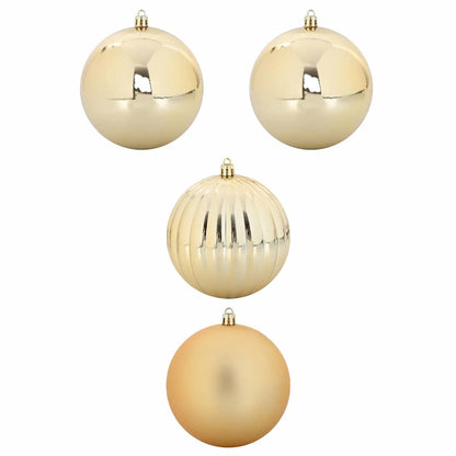 Julkula Set XXL 4 st Guld Ø 20 cm Plast