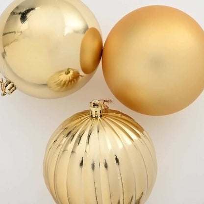 Julkula Set XXL 3 st Guld Ø 25 cm Plast