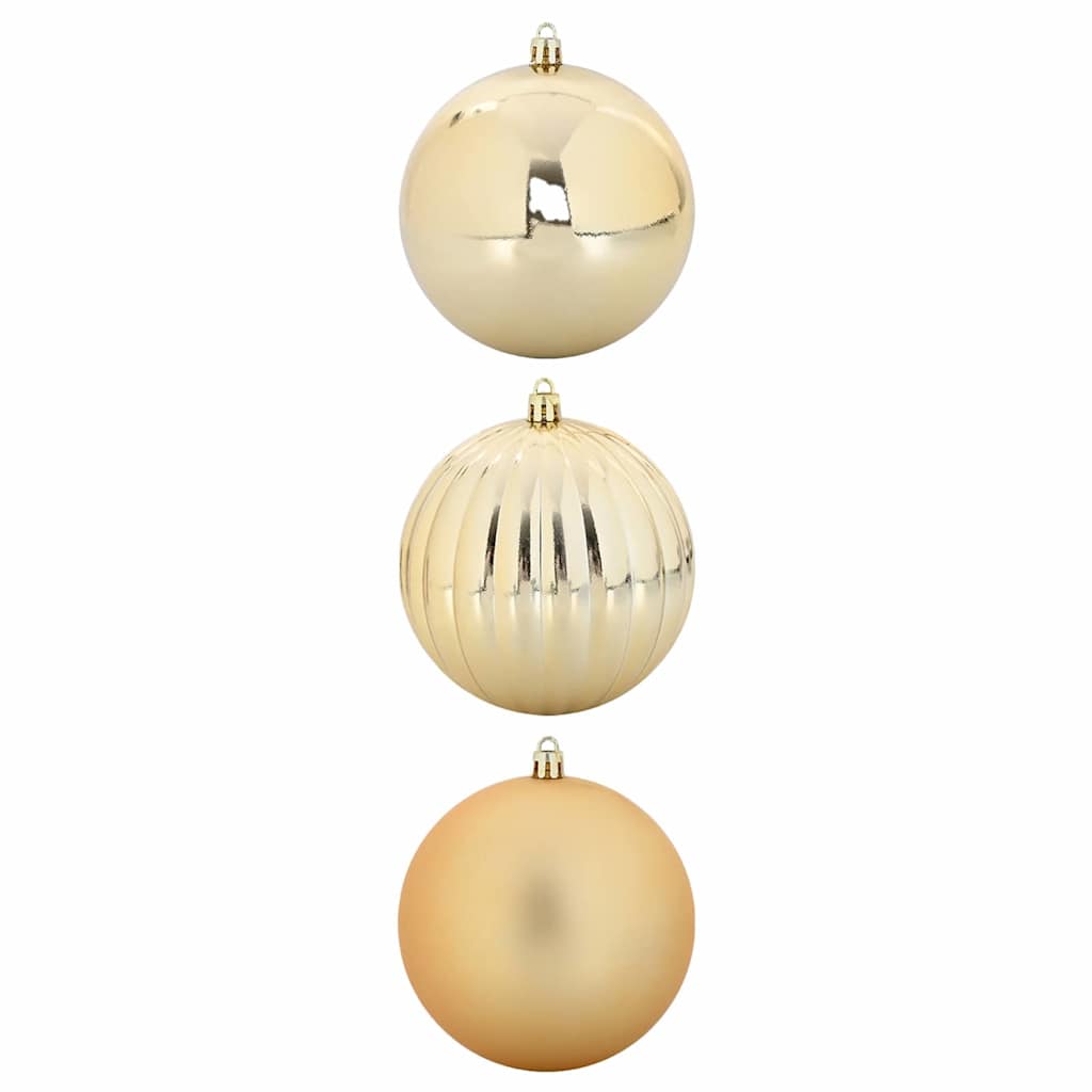 Julkula Set XXL 3 st Guld Ø 25 cm Plast