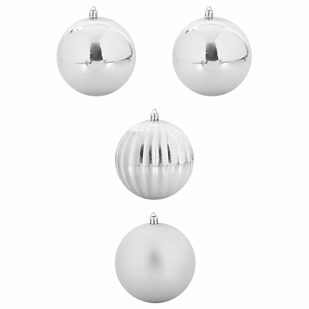 Julkula Set XXL 4 st Silver Ø 20 cm Plast