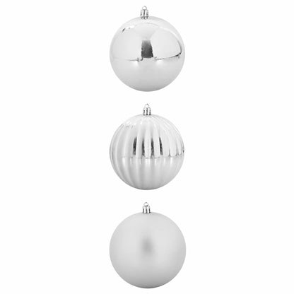 Julkula Set XXL 3 st Silver Ø 25 cm Plast