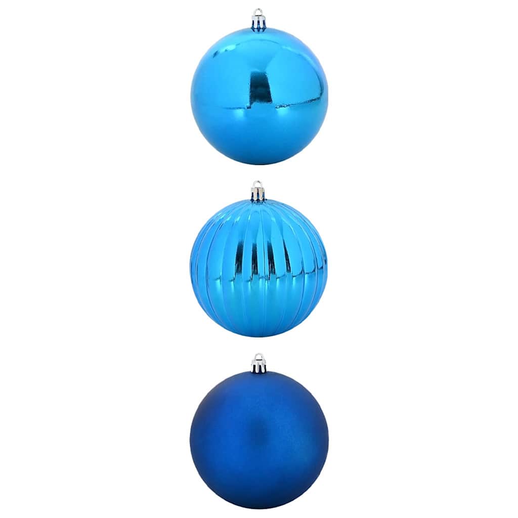 Julkula Set XXL 3 st Blå Ø 25 cm Plast
