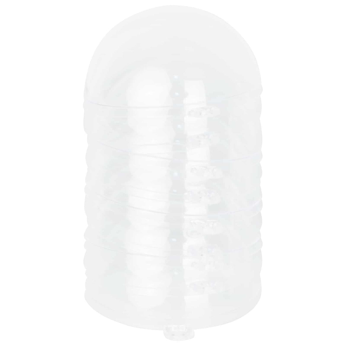 Julprydnad Set 50 st Transparent Ø 5 cm Plast