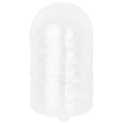 Julprydnad Set 50 st Transparent Ø 5 cm Plast
