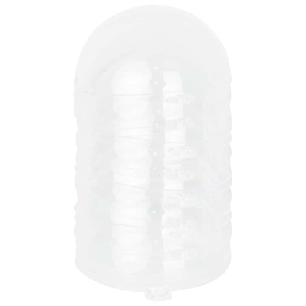Julprydnad Set 25 st Transparent Ø 8 cm Plast
