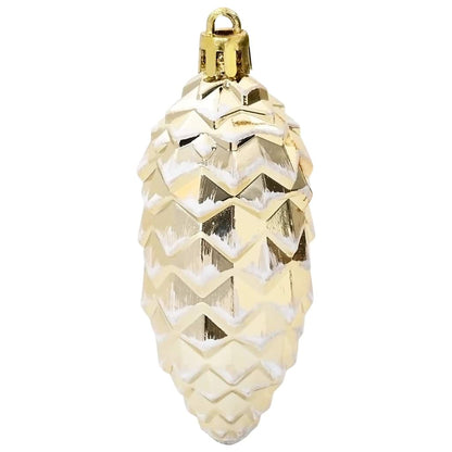 Julgran Kottboll 40 st Guld 4 x 9 cm Plast