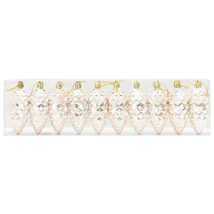 Julgran Kottboll 40 st champagne 4 x 9 cm Plast