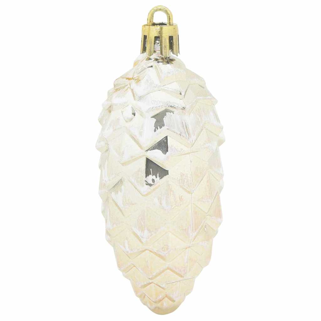 Julgran Kottboll 40 st champagne 4 x 9 cm Plast