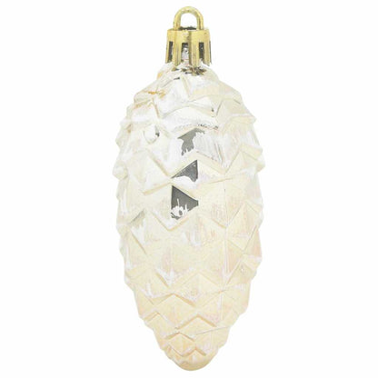 Julgran Kottboll 40 st champagne 4 x 9 cm Plast