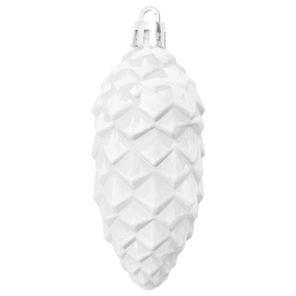 Julgran Kottboll 40 st Vit 4 x 9 cm Plast