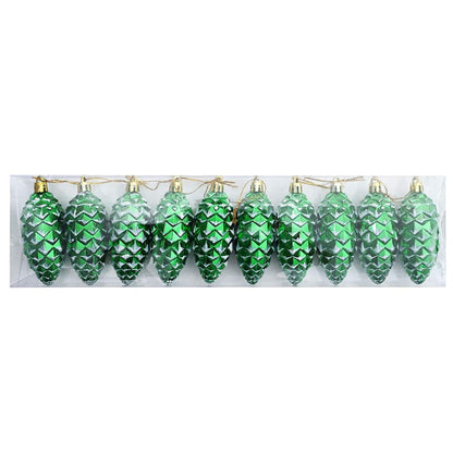 Julgran Kottboll 40 st Grön 4 x 9 cm Plast