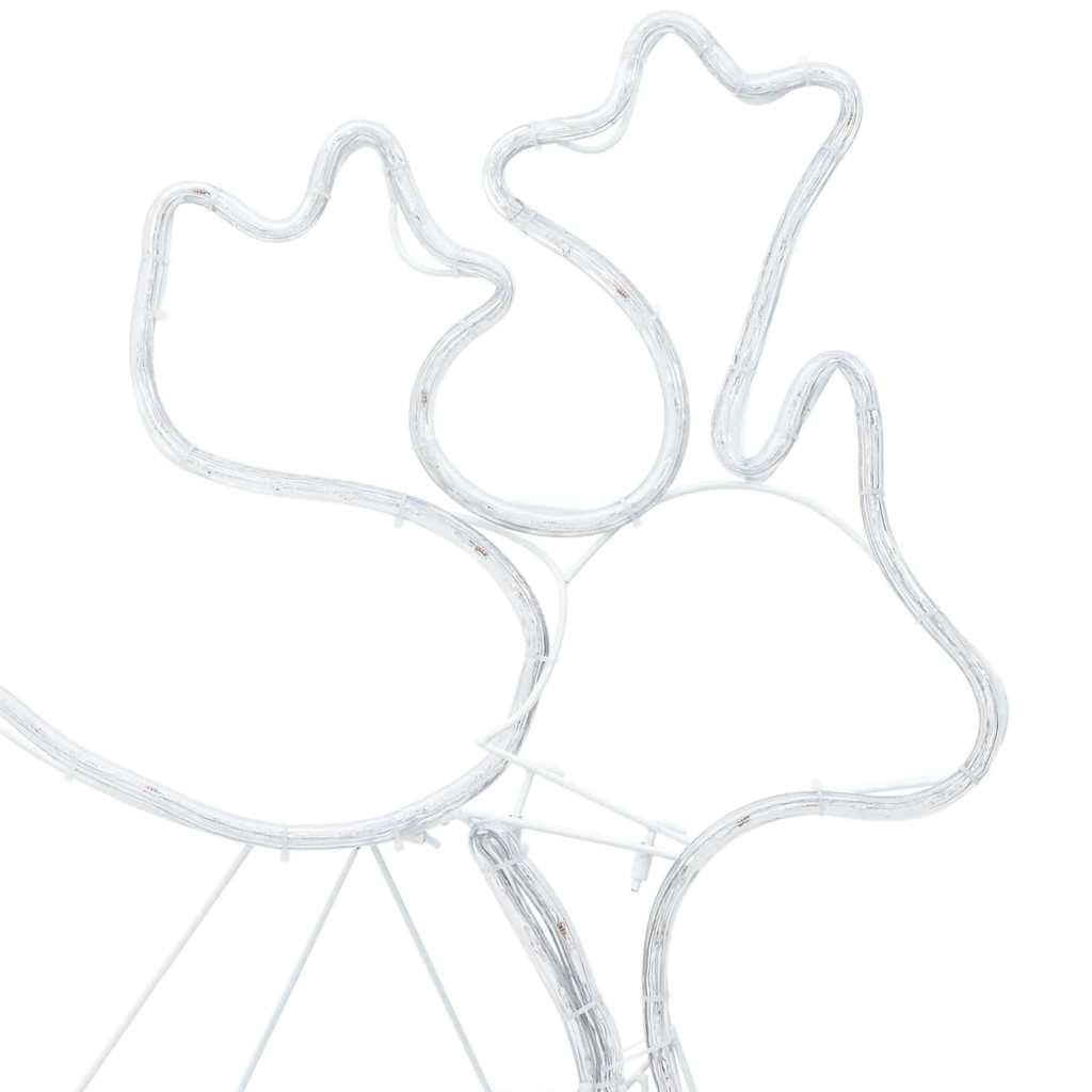 Juldekoration 1224 LED-lampor Flerfärgsdesign 69 x 79 cm PVC