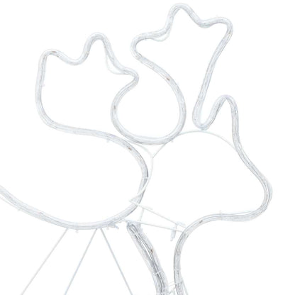 Juldekoration 1224 LED-lampor Flerfärgsdesign 69 x 79 cm PVC