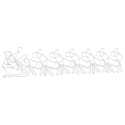Juldekoration LED-lampor Flerfärgsdesign 69 x 79 cm PVC
