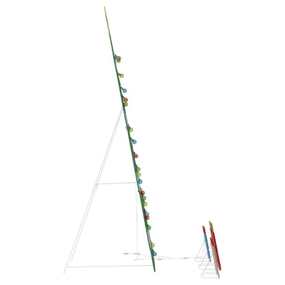 Belyst julgran med 3 julklappar 2D varmvit 180 cm