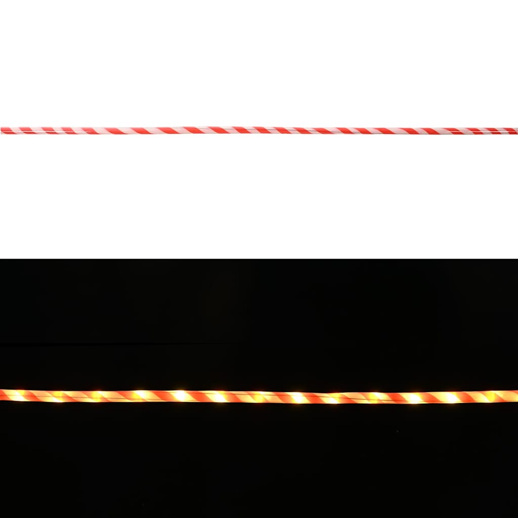 Ljuslina med 1200 LED-lampor Varmvit 50 m