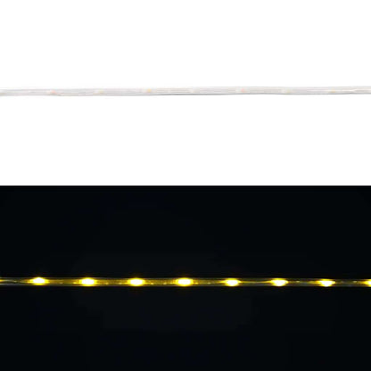 Ljuslina med 240 LED-lampor Varmvit 10 m PVC
