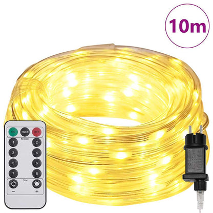 Ljuslina med 240 LED-lampor Varmvit 10 m PVC