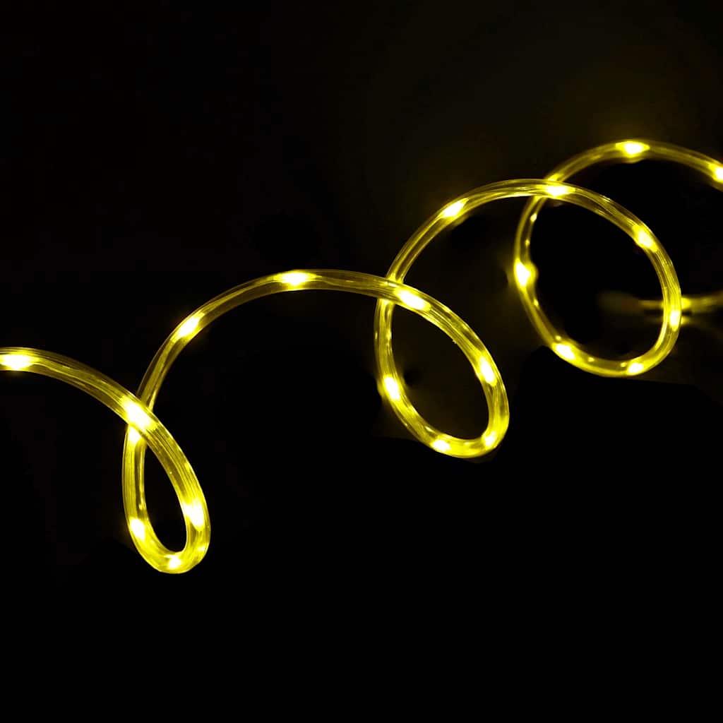 Ljuslina med 1200 LED-lampor Varmvit 50 m PVC