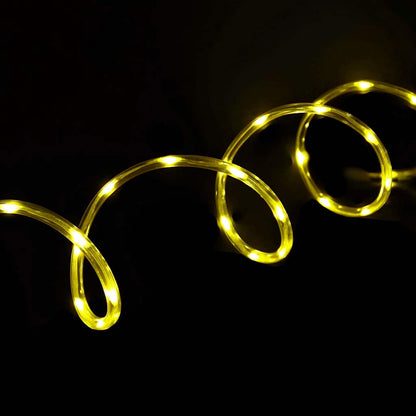 Ljuslina med 1200 LED-lampor Varmvit 50 m PVC