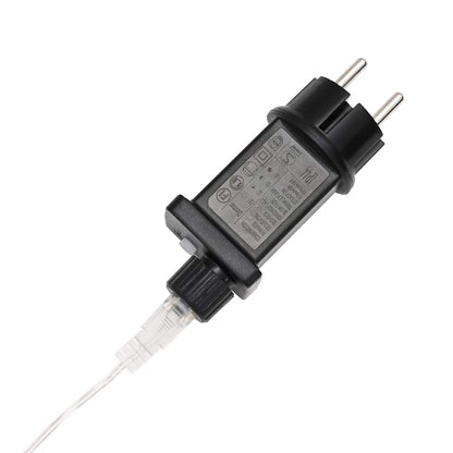 Ljuslina med 1200 LED-lampor Varmvit 50 m PVC