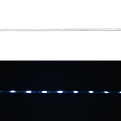 Ljuslina med 1200 LED-lampor Kall Vit 50 m PVC