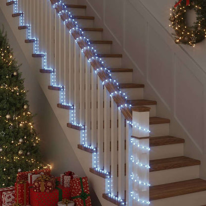 Ljuslina med 1200 LED-lampor Kall Vit 50 m PVC