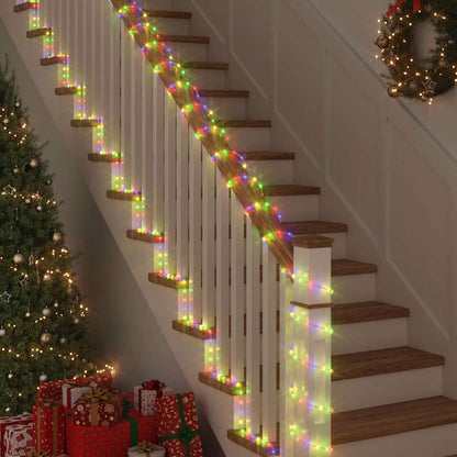 Ljuslina med 1200 LED-lampor Flerfärgsdesign 50 m PVC