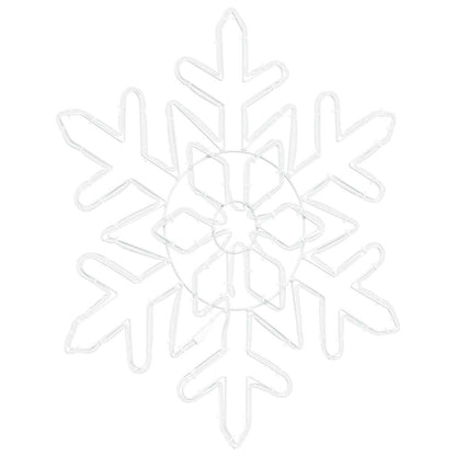 Jul Snöflinga 156 LED-lampor Blå 55,5 x 55,5 x 0,75 cm PVC
