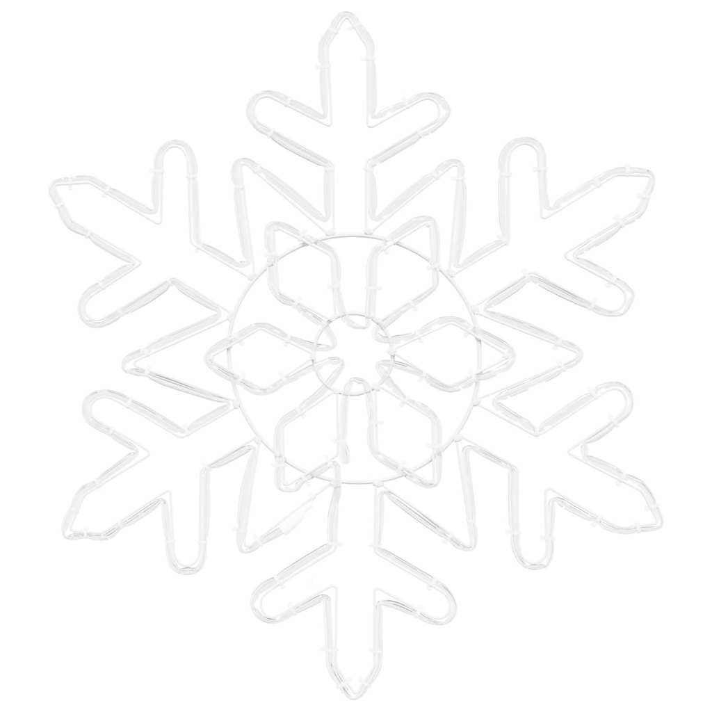 Jul Snöflinga 156 LED-lampor Blå 55,5 x 55,5 x 0,75 cm PVC