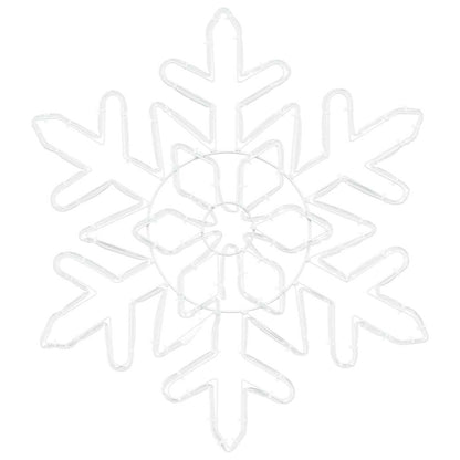 Jul Snöflinga 156 LED-lampor Blå 55,5 x 55,5 x 0,75 cm PVC