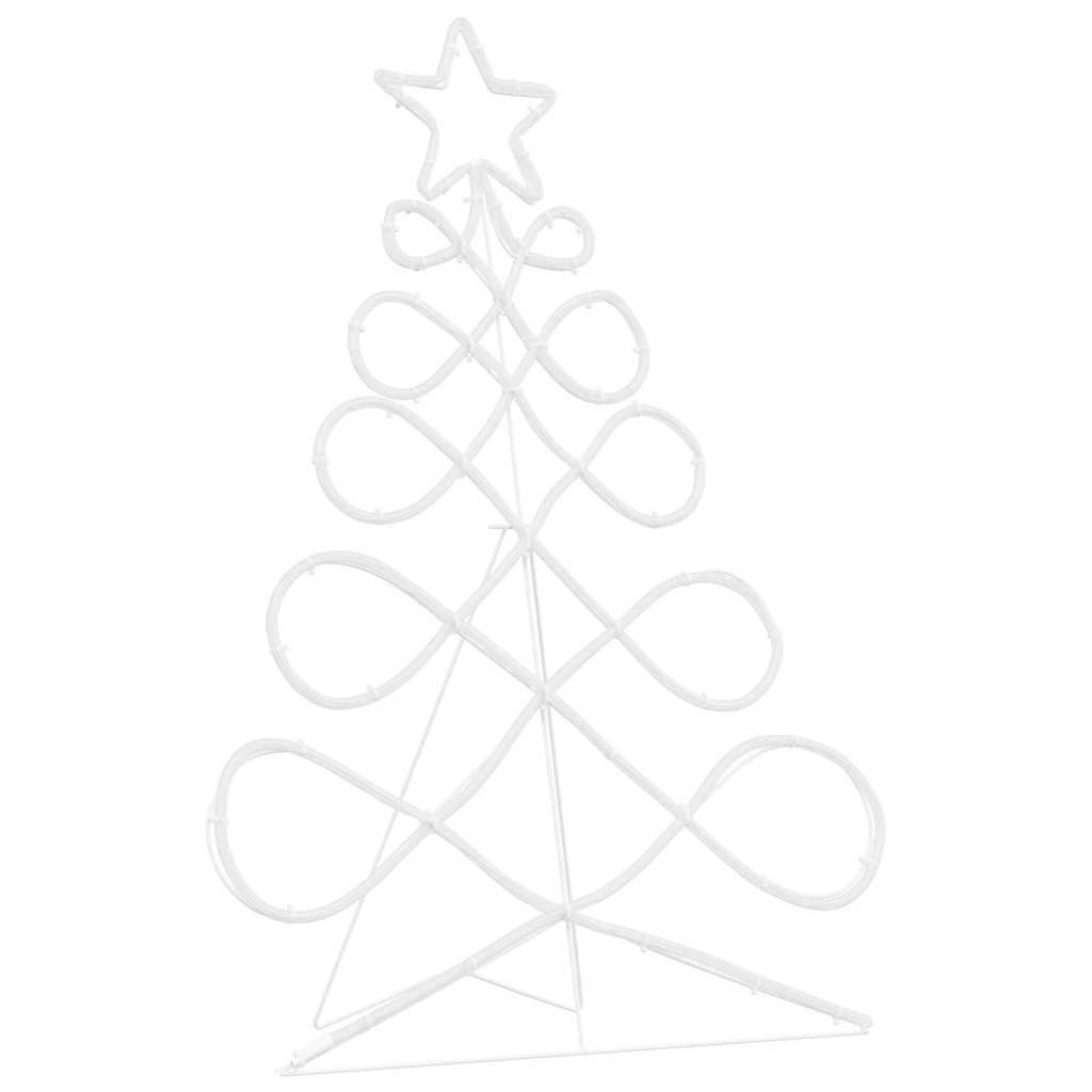 Julgran formad ljus Flerfärgsdesign 78 x 58 cm PVC