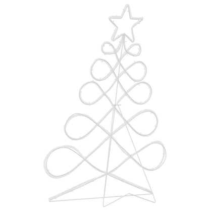Julgran formad ljus Flerfärgsdesign 78 x 58 cm PVC