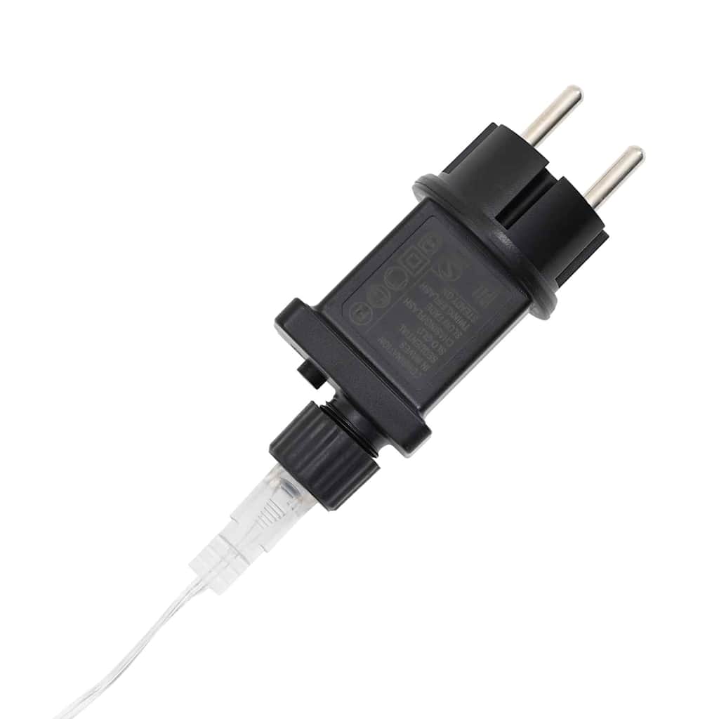 Julstjärna med 72 LED-lampor Kallvit 51.5 cm