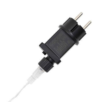 Julstjärna med 72 LED-lampor Kallvit 51.5 cm