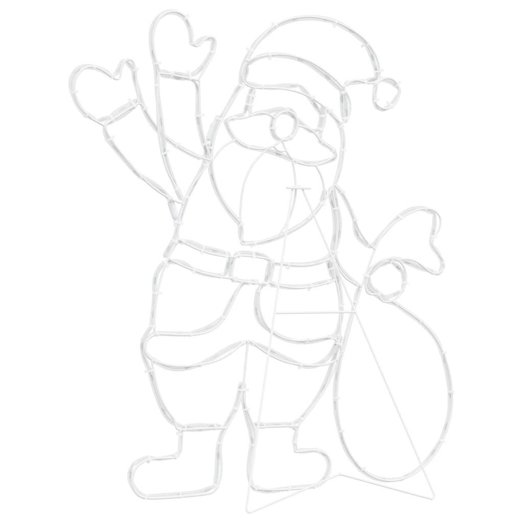 Jultomte Ljus Flerfärgsdesign 60 cm