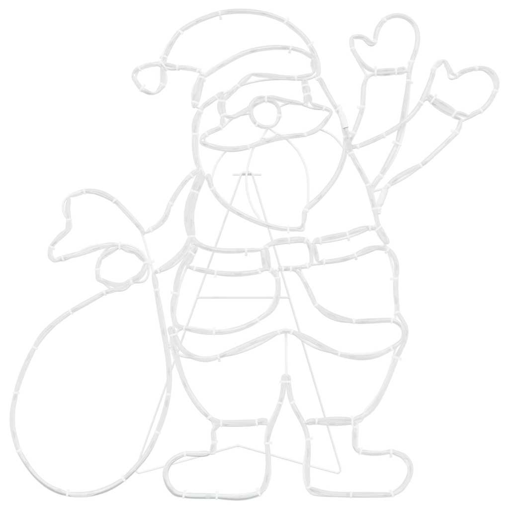 Jultomte Ljus Flerfärgsdesign 60 cm