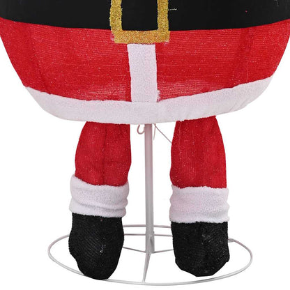 Jultomte 200 LED-lampor Varmvit 100 x 180 cm Tyg