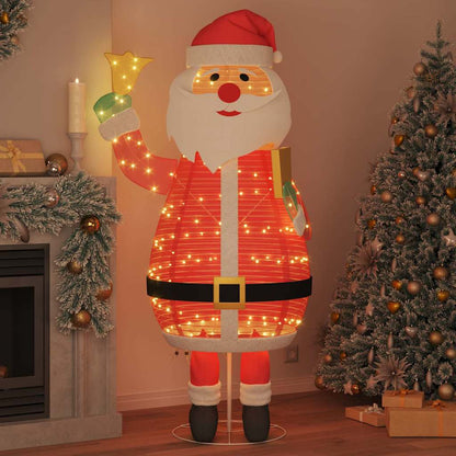 Jultomte 200 LED-lampor Varmvit 100 x 180 cm Tyg