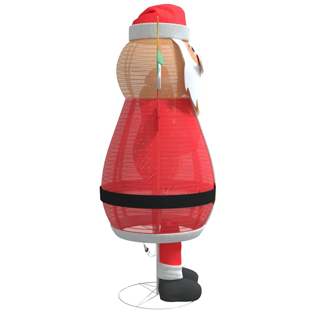 Jultomte 200 LED-lampor Varmvit 100 x 180 cm Tyg