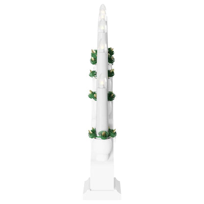Julbåge med 10 LED-ljus LED-lampor Varmvit 47 x 5 x 29 cm