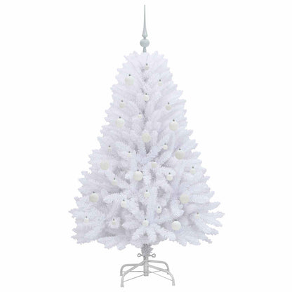 Plast Hingad Julgran Vit 150 cm PVC och stål