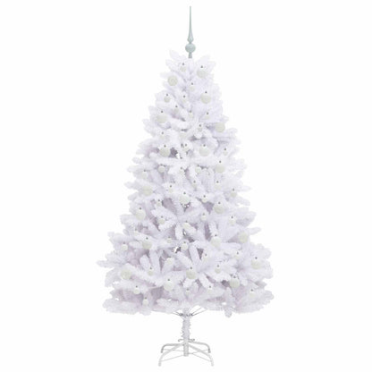 Plast Hingad Julgran Vit 180 cm PVC och stål