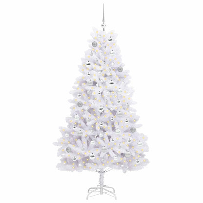 Plast Hingad Julgran Vit 180 cm PVC och stål