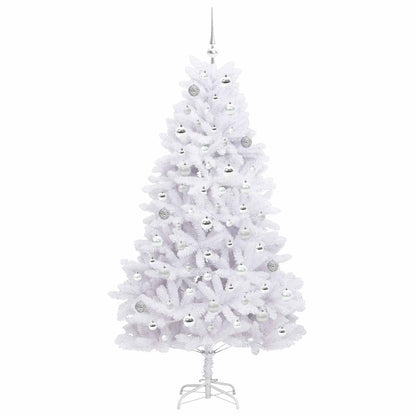Plast Hingad Julgran Vit 180 cm PVC och stål