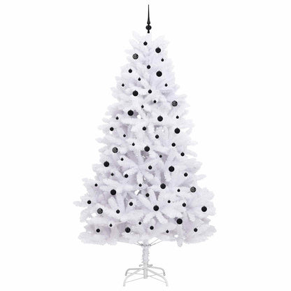 Plast Hingad Julgran Vit 270 cm PVC och stål